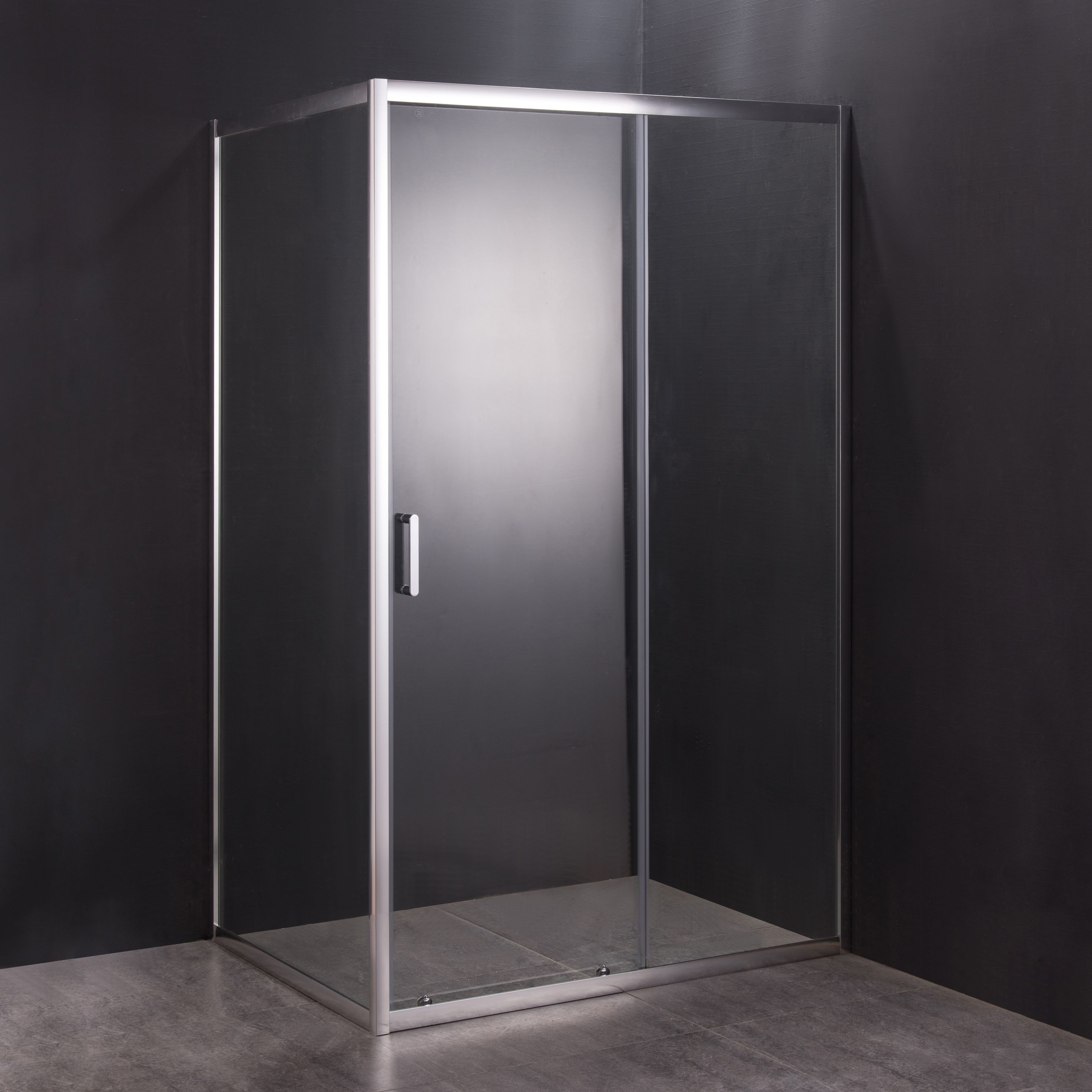 Душевой уголок Orange E23-13090TCR профиль хром - 0