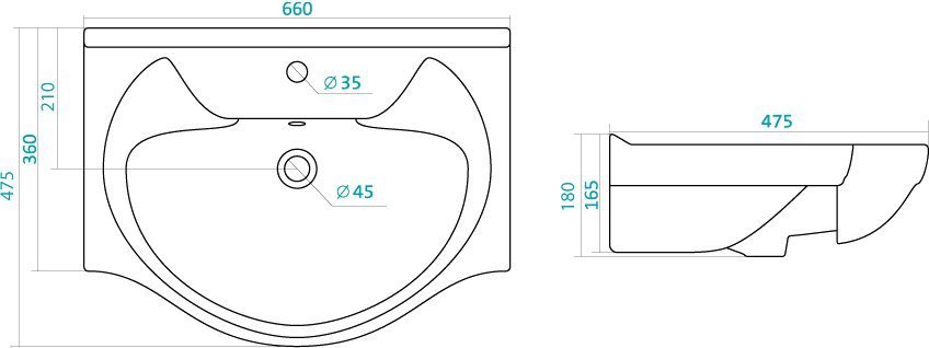 Мебель для ванной Style Line Олеандр-2 65 Люкс, рельеф пастель - 18