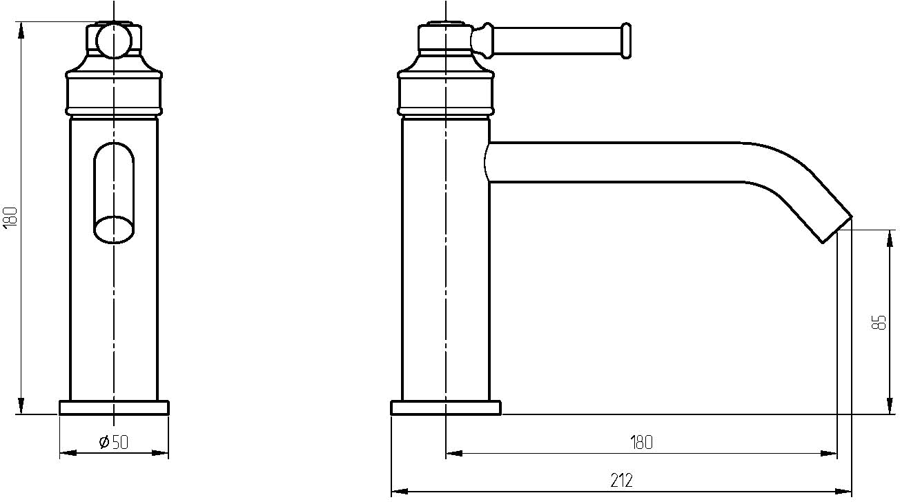 Смеситель для раковины Migliore Ermitage Mini 30853 черный матовый - 2