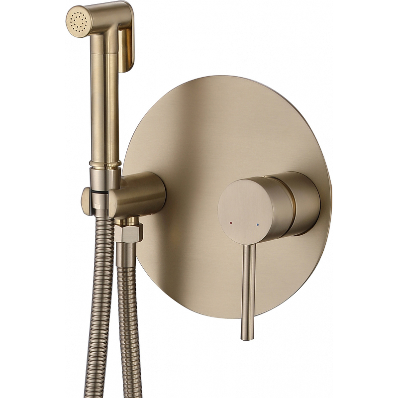 Гигиенический душ Abber Emotion золото матовое AF8826G - 0