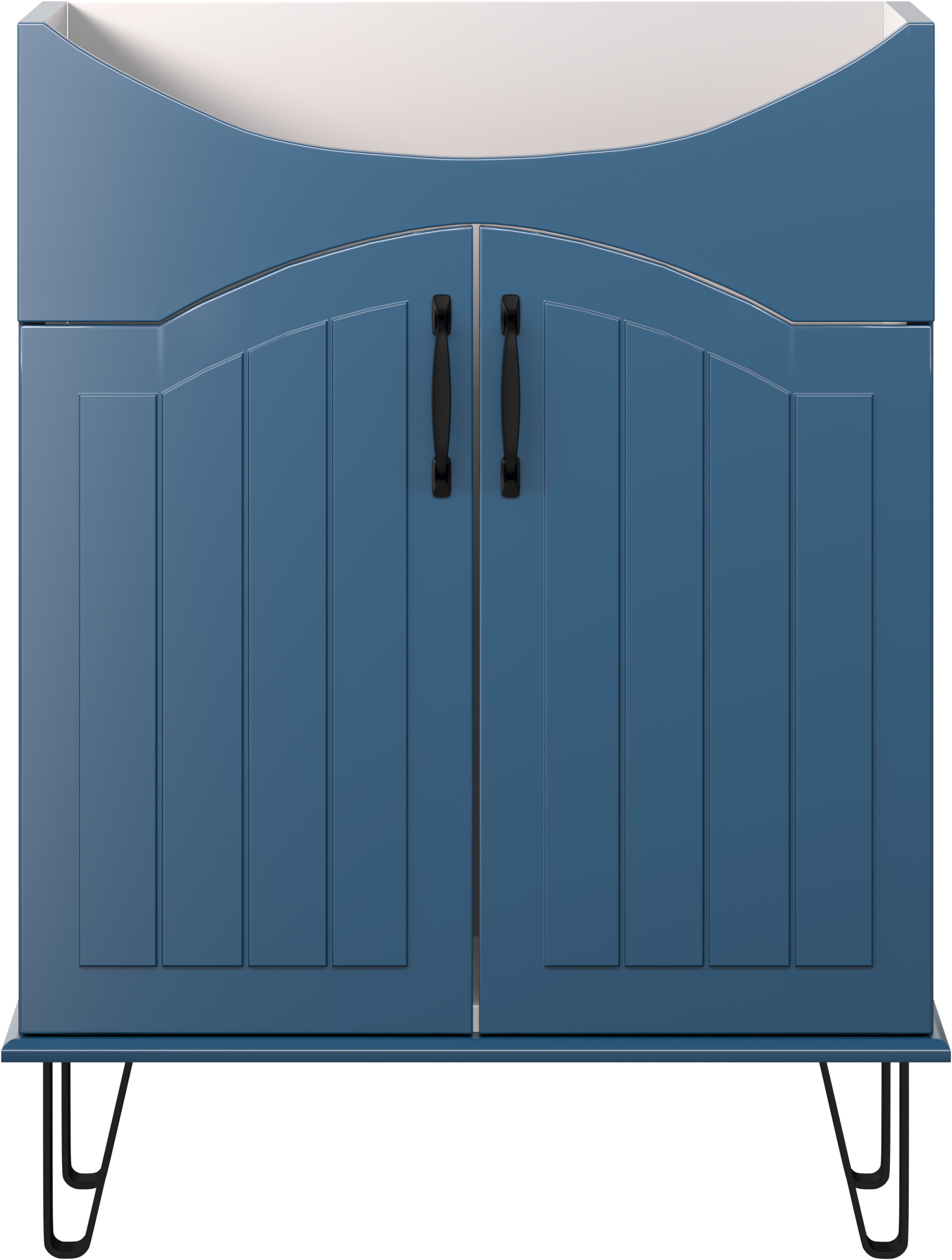 Тумба с раковиной DIWO Сочи 65 синяя 564061 - 4