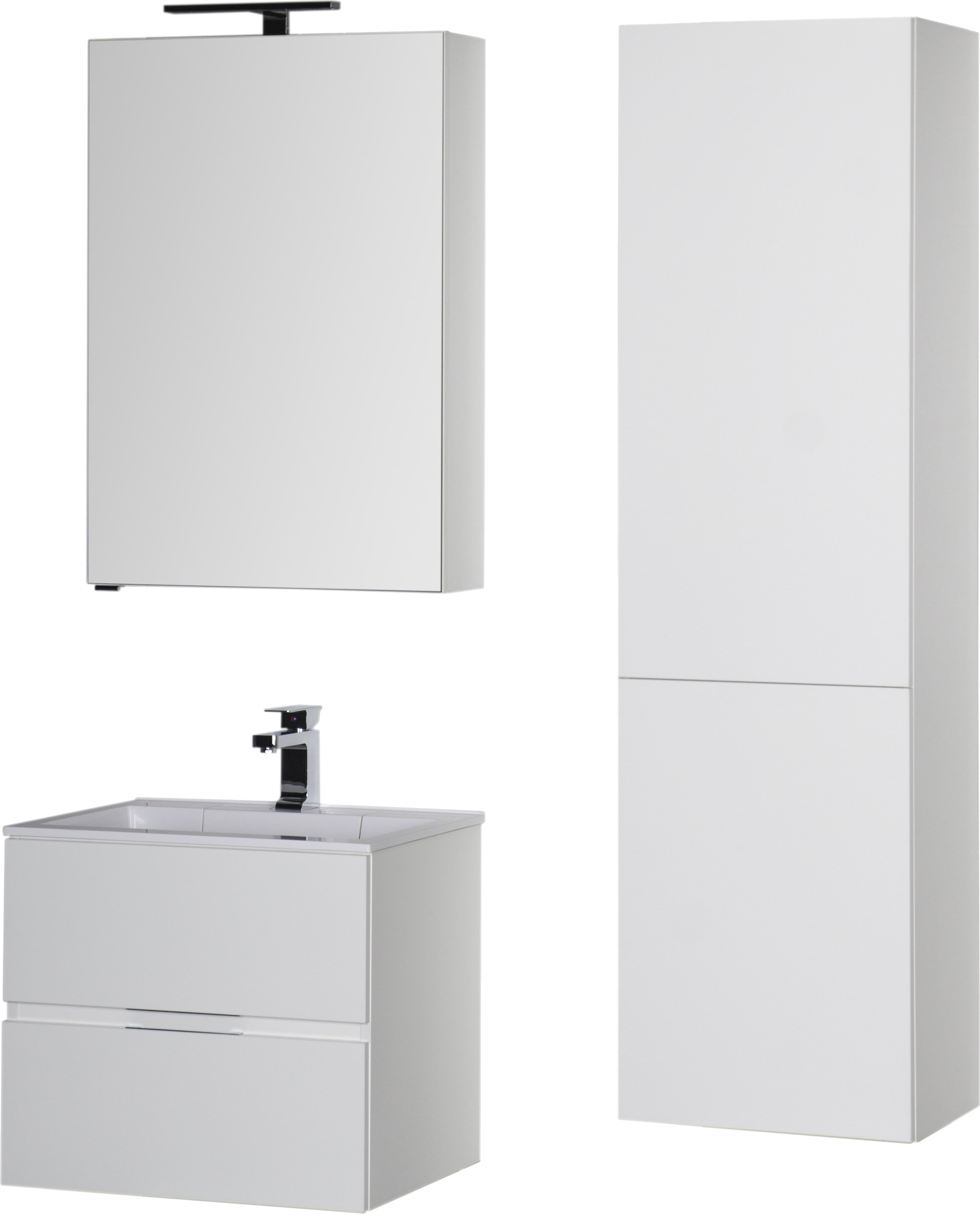 Тумба с раковиной Aquanet Алвита 60 белая - 4