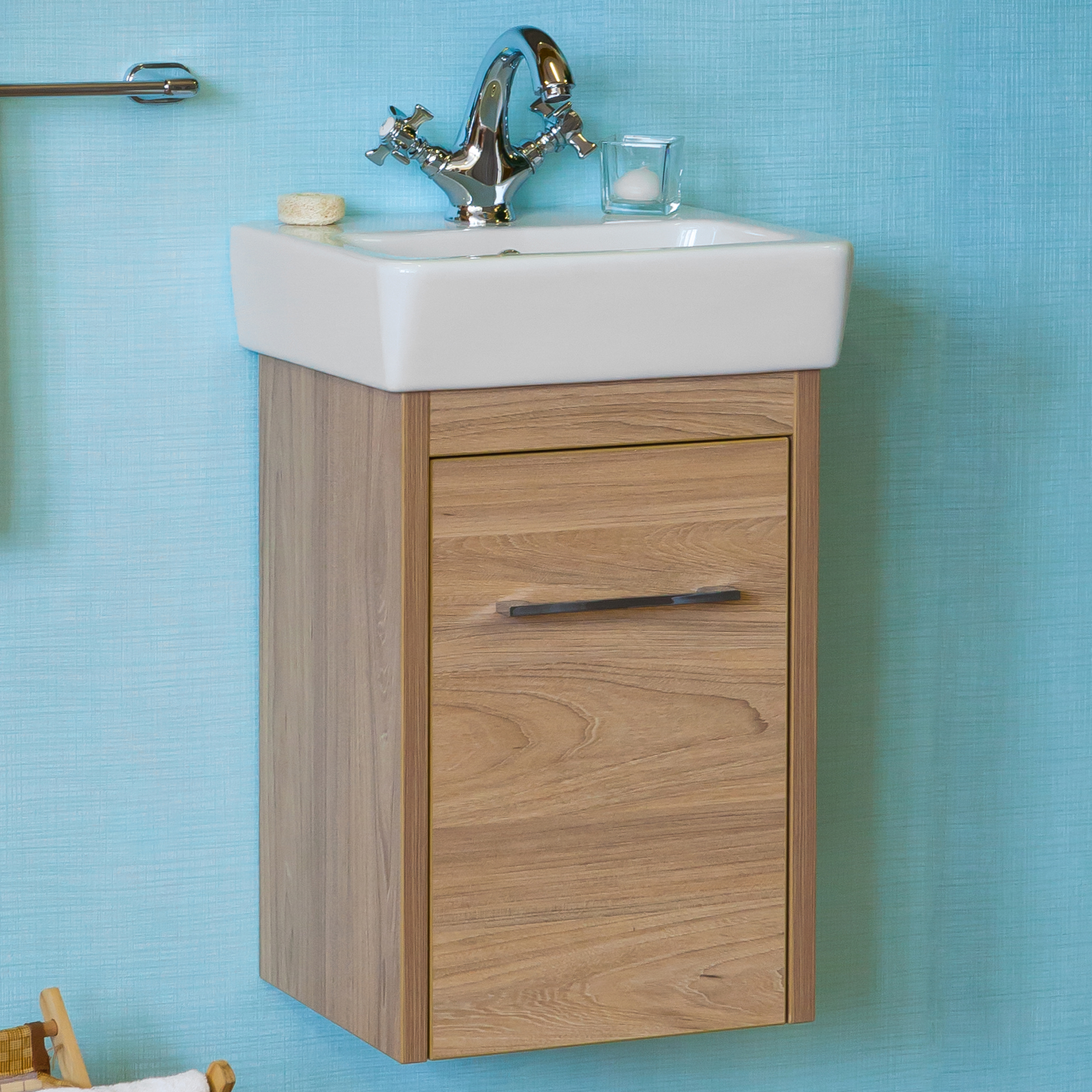 Тумба для комплекта Sanflor Ларго 40 вяз швейцарский C0000002329 - 0