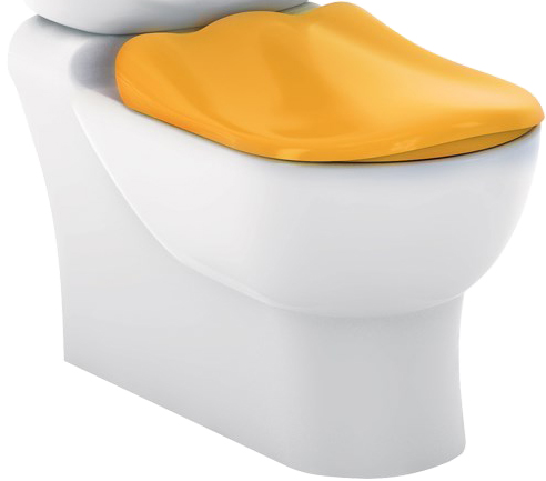 Чаша для унитаза-компакта Creavit Ducky DC360 с биде DC360-00CB00E-0000 - 0