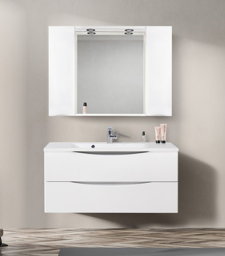 Зеркало-шкаф BelBagno Marino 120 MARINO-SPC-1200/750-2A-BL-P - 1