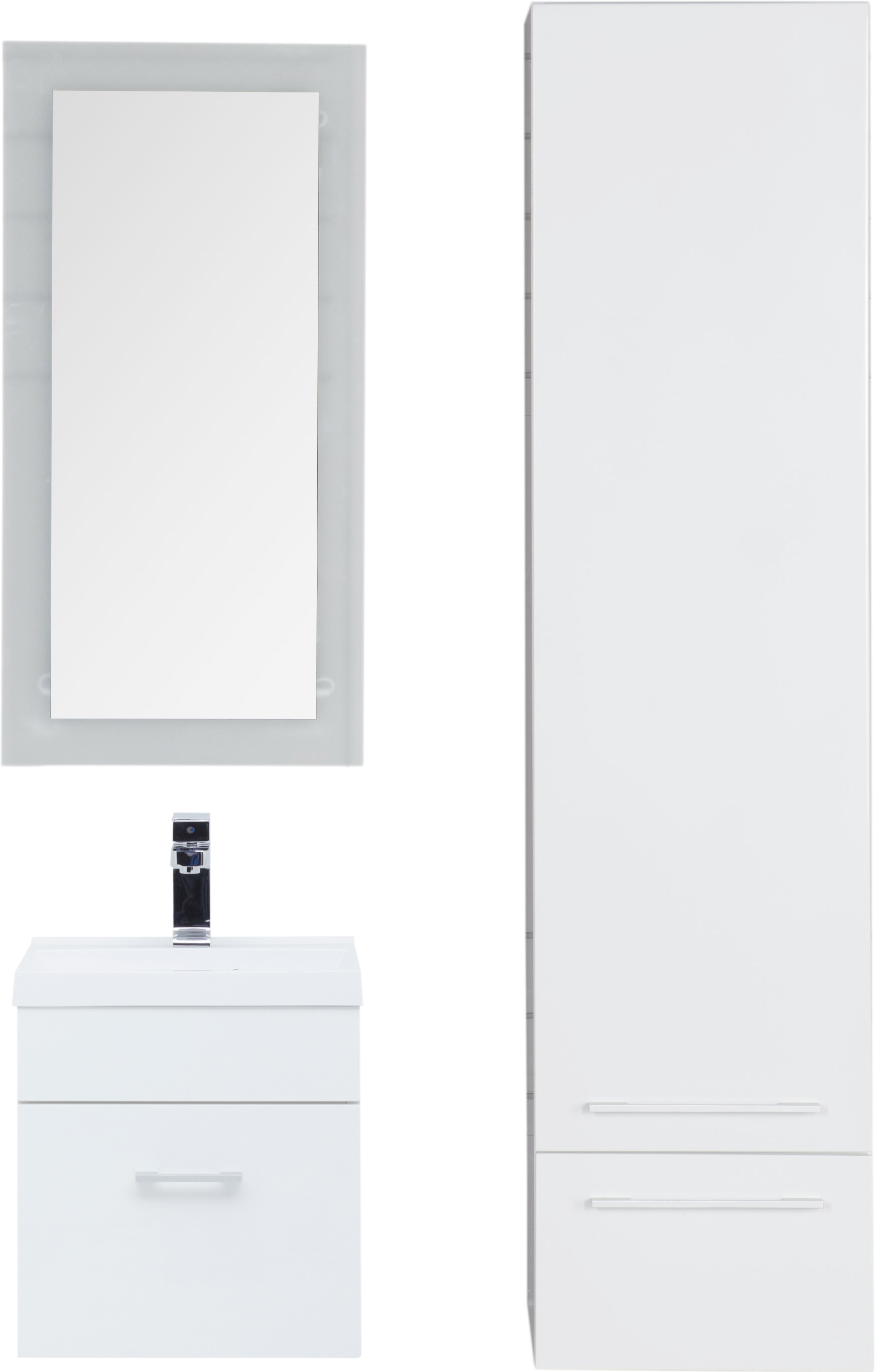 Тумба с раковиной Aquanet Нота 40 белая - 7