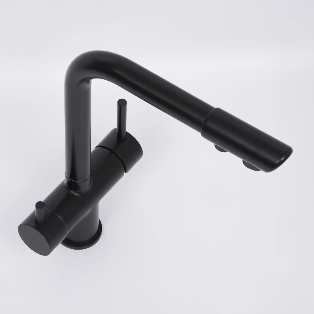 Смеситель для кухни Wasserkraft черный матовый A8367 - 4