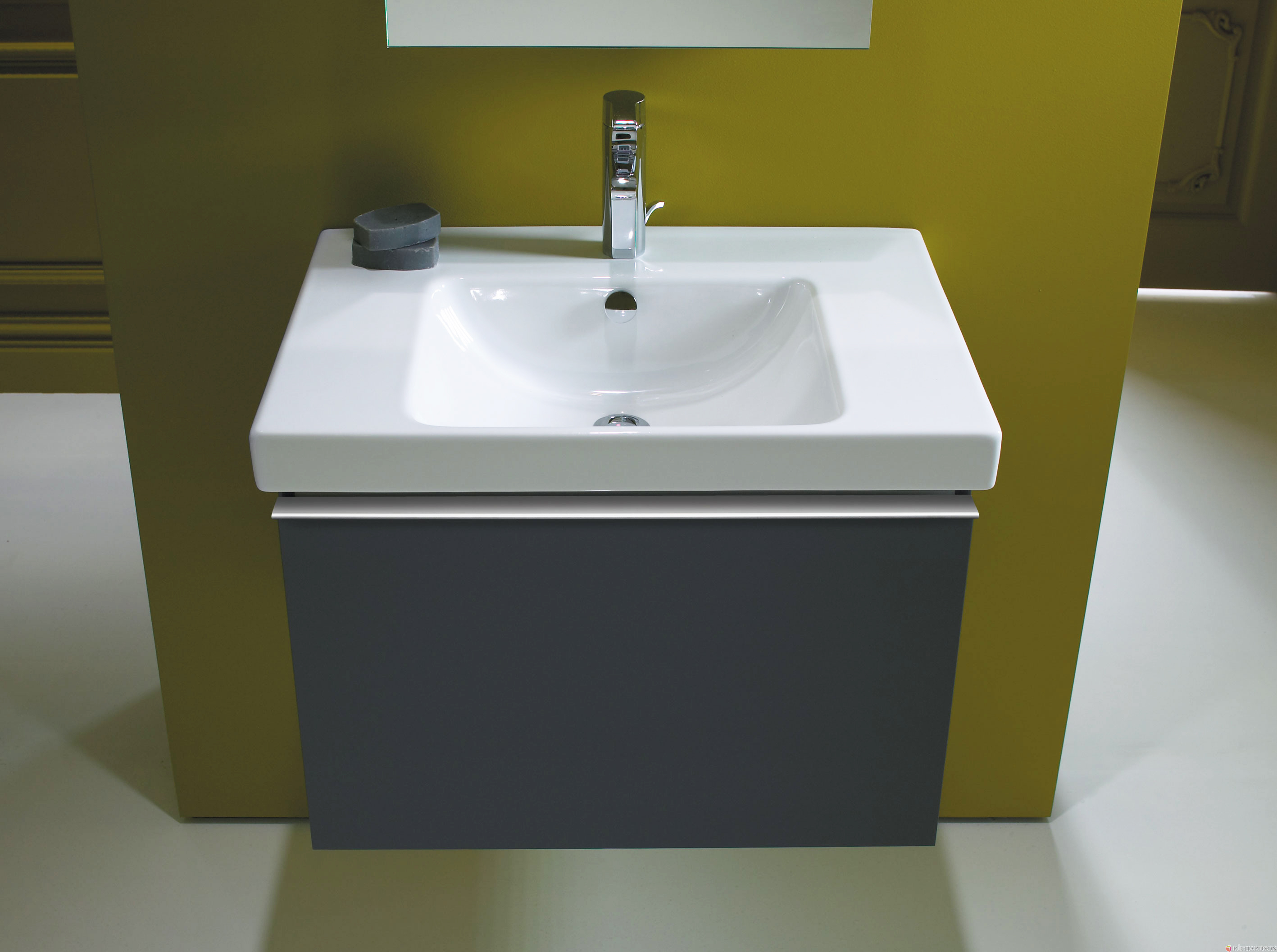 Мебель для ванной Jacob Delafon Odeon Up 70 серый антрацит - 1