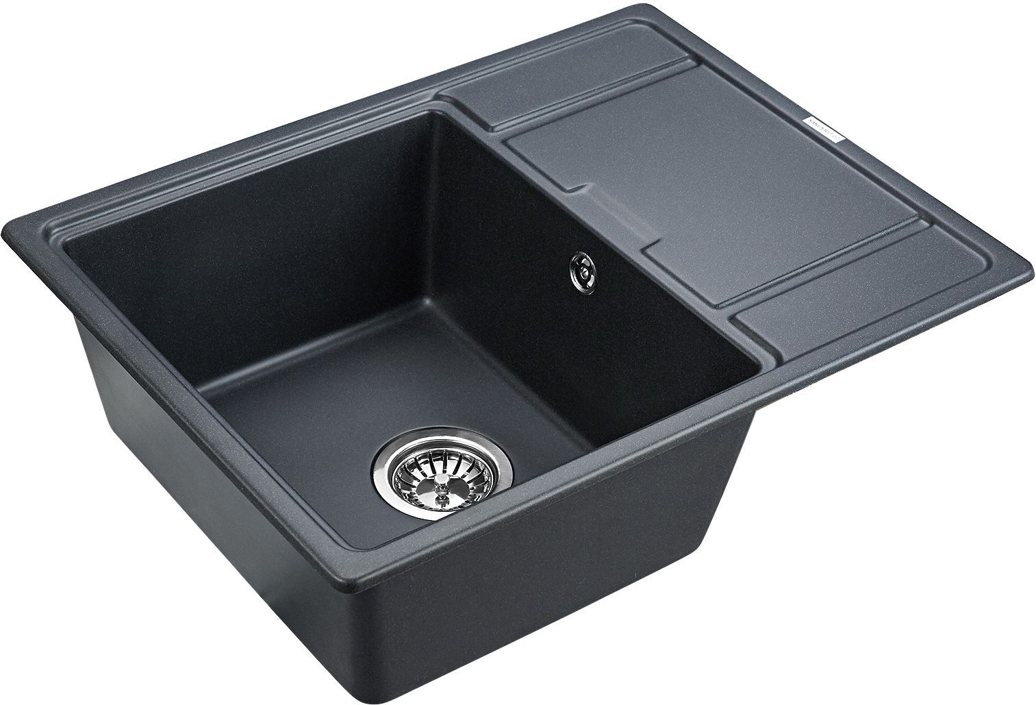 Мойка кухонная Paulmark Weimar 65 черный матовый PM216550-BLM - 1
