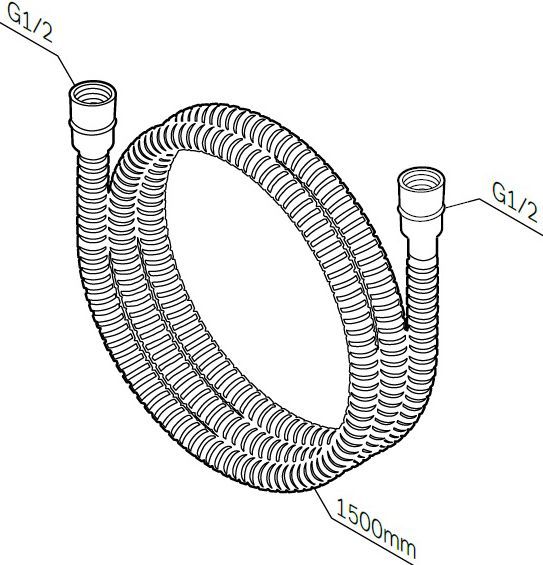 Душевой шланг AM.PM F0400664 - 1