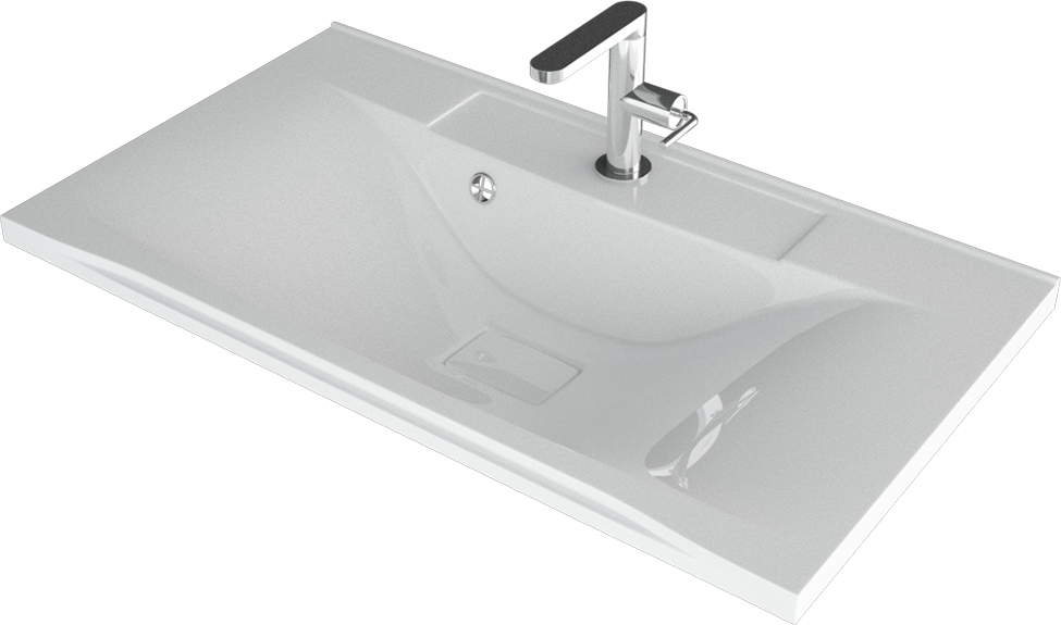 Мебель для ванной Vod-Ok Марко 75 белая - 4