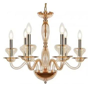 Подвесная люстра iLamp Mercury P9448-6 Gold - 0