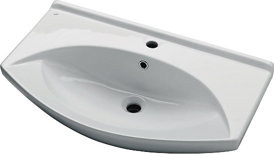 Тумба с раковиной Dreja.Eco Laguna Plus 75 белая - 2