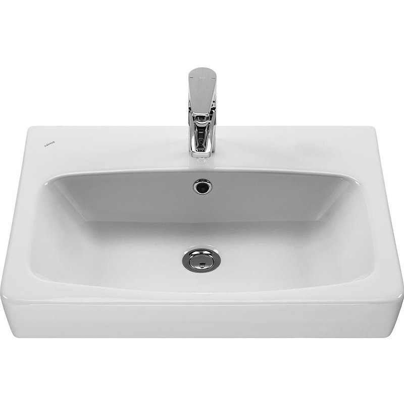 Тумба с раковиной Aquaton Кантри 55 белый-светлое дерево 1A2576K0AHB20 - 7