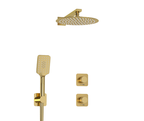 A8251.306.180.259.285.194.201 Встраиваемый комплект для душа с верхней душевой насадкой и лейкой - 0