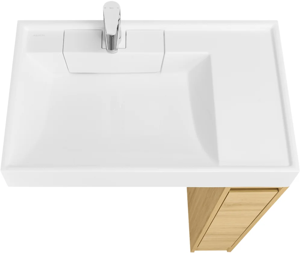 Комплект мебели Aquaton Лондри 20 светлое дерево - 5