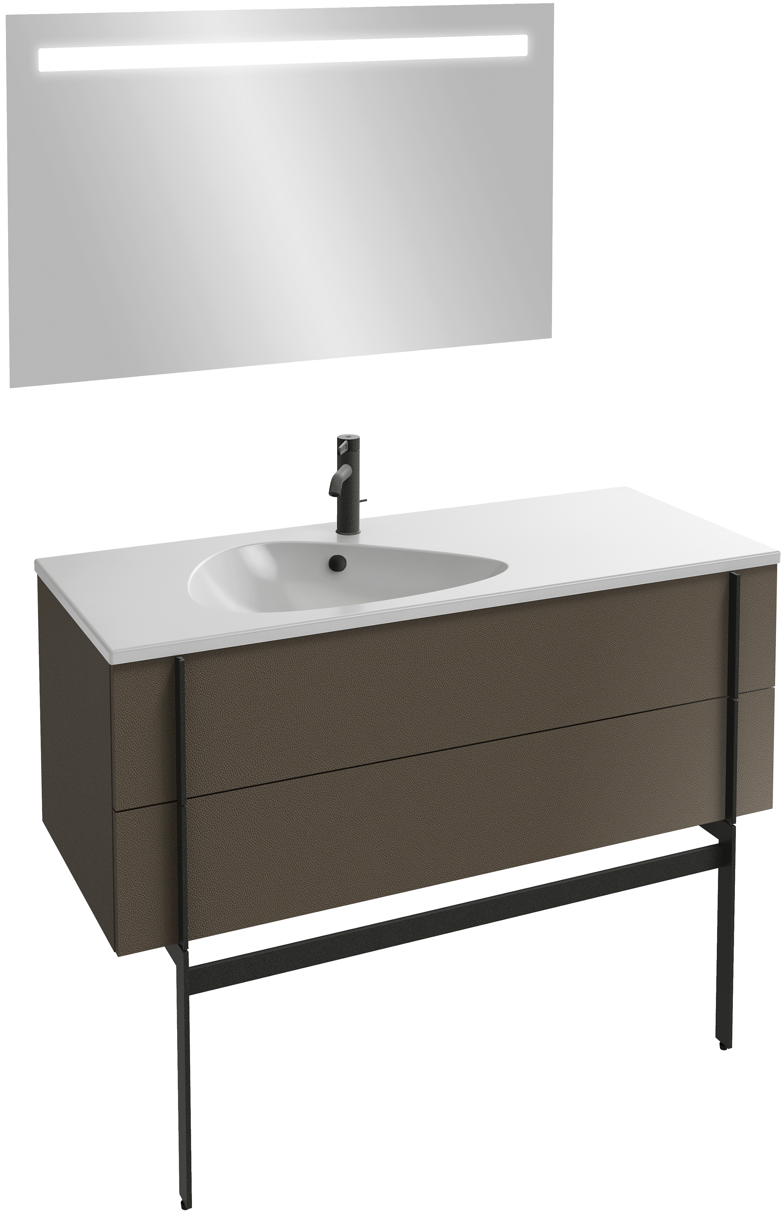 Раковина Jacob Delafon Nouvelle Vague EXAP112 120 см, белая EXAP112-00 - 3