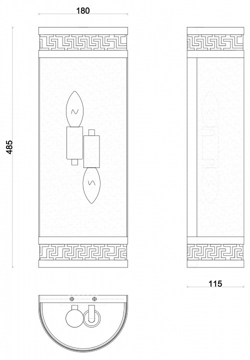 Накладной светильник Favourite Exortivus 4010-2W - 2