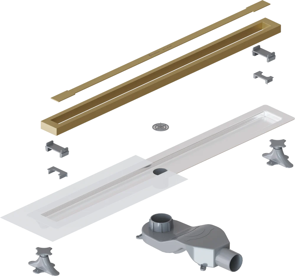 Душевой лоток Armadi Art Premium Trendy 80 золото матовый 983-80-MG - 4