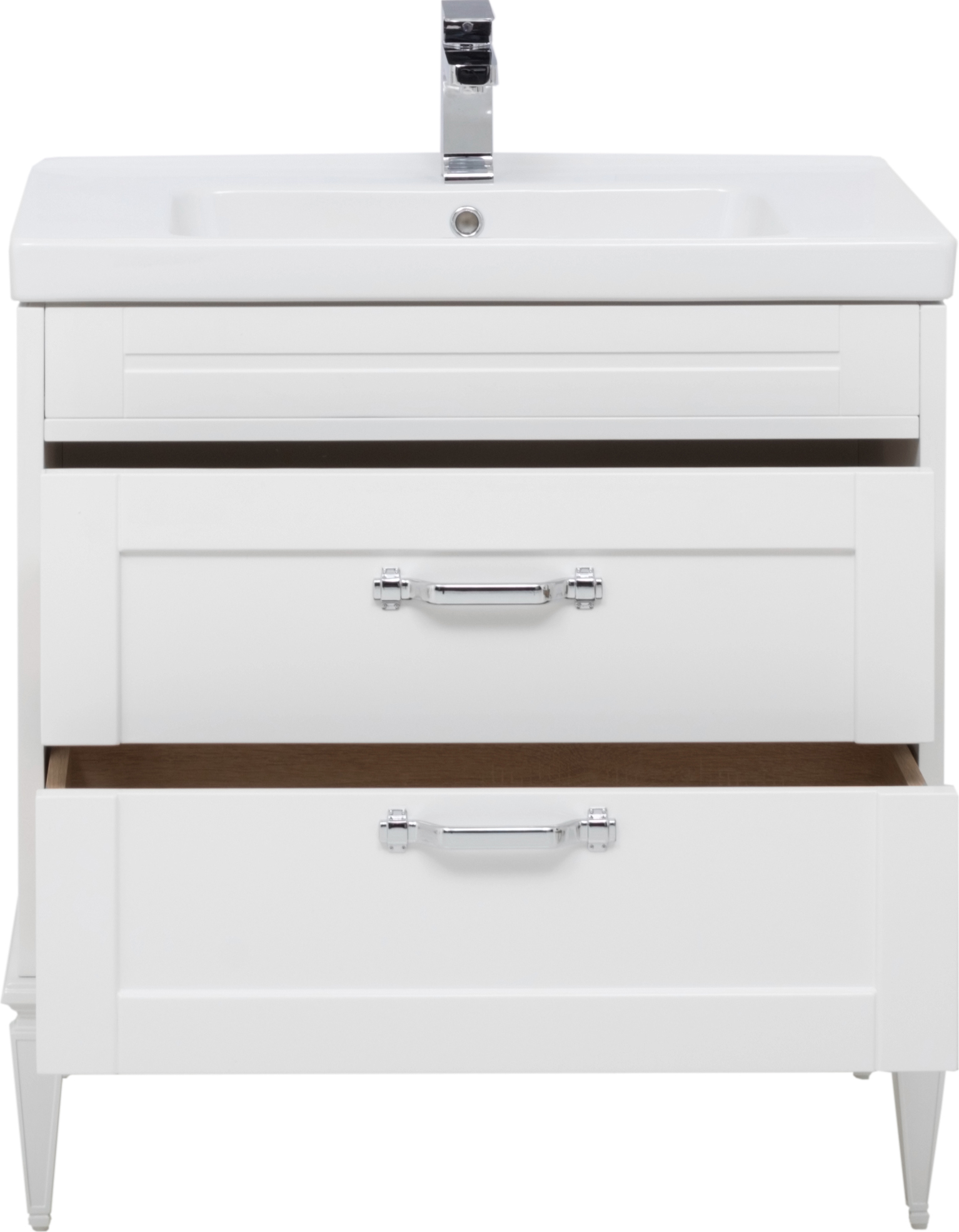 Тумба для комплекта Aquanet Денвер 80 белый глянец 199211 - 11