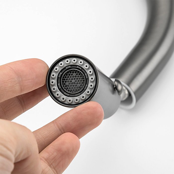 Смеситель для кухни с выдвижной лейкой Gappo G4398-45 - 2