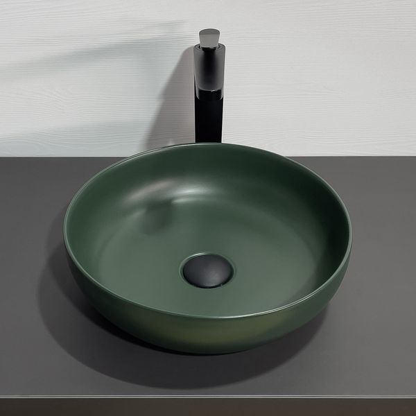COMFORTY. Раковина COMFORTY 113MDG темно зеленый матовый 00-00012223 - 5