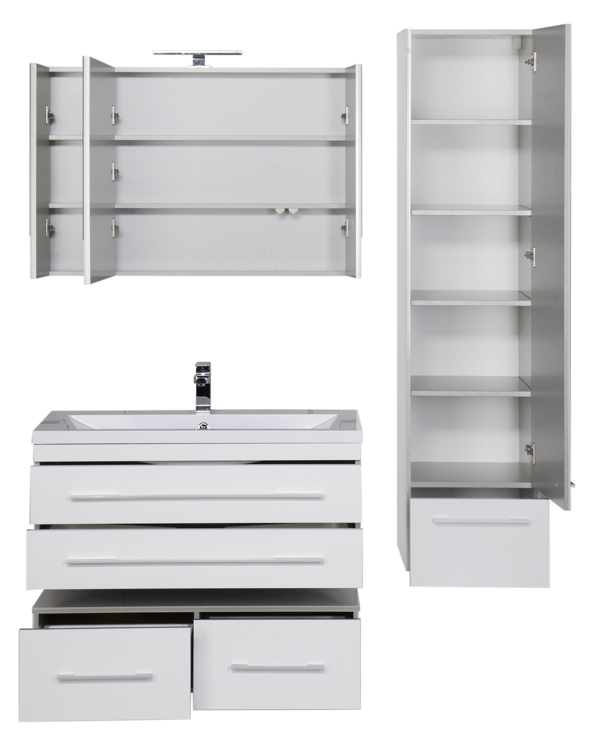 Шкаф-пенал Aquanet Верона R белый 176672 - 9