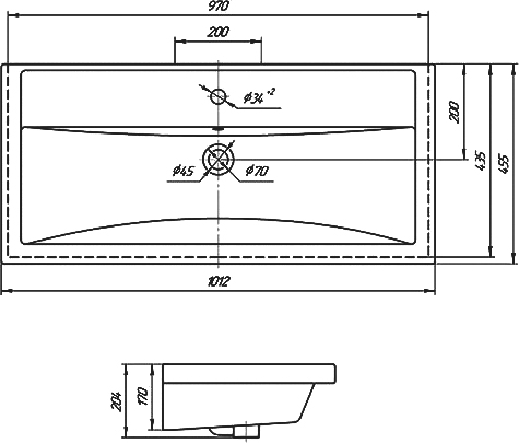 Мебель для ванной Бриклаер Вега 100 белая - 6
