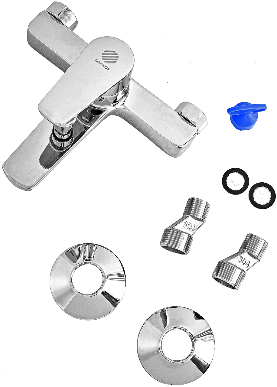 Смеситель для ванны с душем STWORKI Нарвик NR-04cr однорычажный, настенный, латунь, с функцией экономии расхода, глянцевый - 3