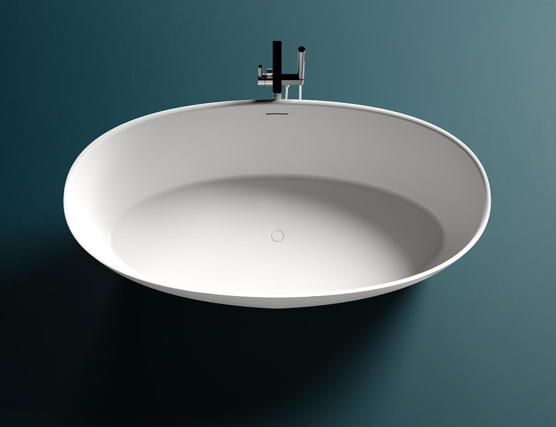 Ванна из искусственного камня Salini Alda Nuova 160x70 101924M S-Stone, матовый - 1