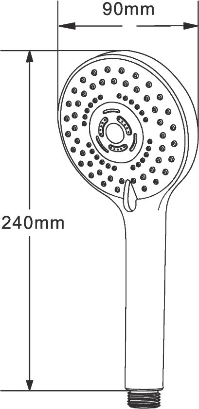 Душевая лейка Orange OAS01 - 2