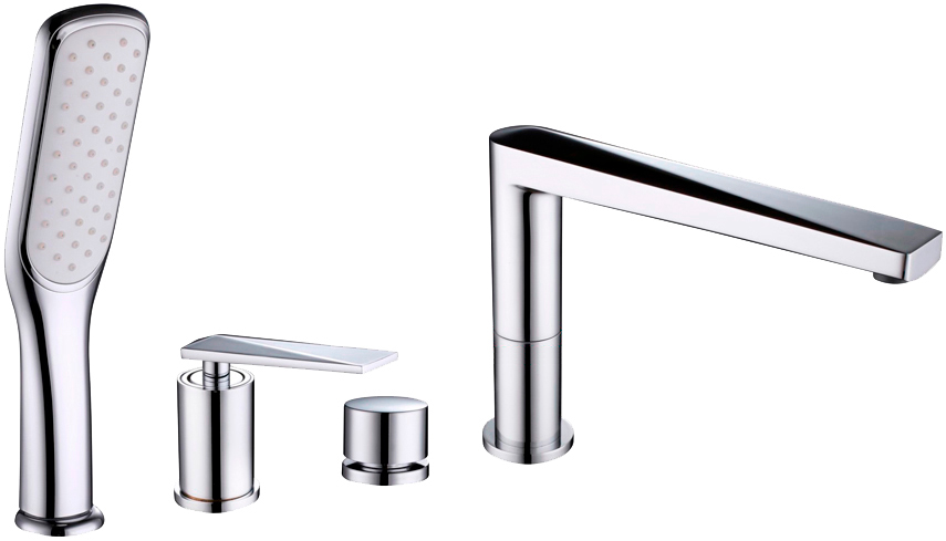 Смеситель Boheme Venturo 370 на борт ванны - 0