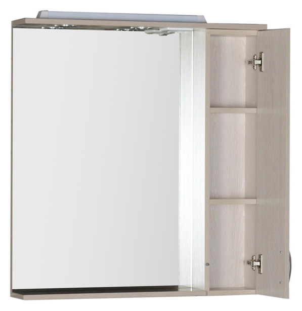 Зеркало-шкаф Aquanet Донна 80 беленый дуб 00169039 - 4