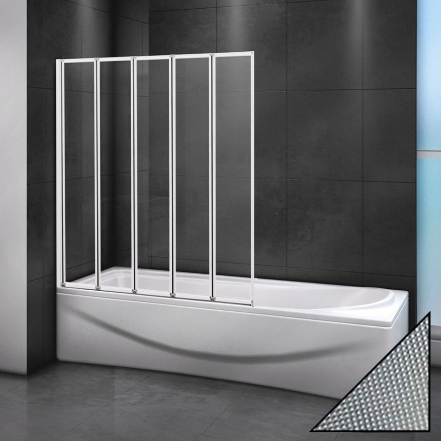 Шторка на ванну Cezares Relax V-5-120/140-P-Bi-L стекло punto RELAX-V-5-120/140-P-Bi-L - 0