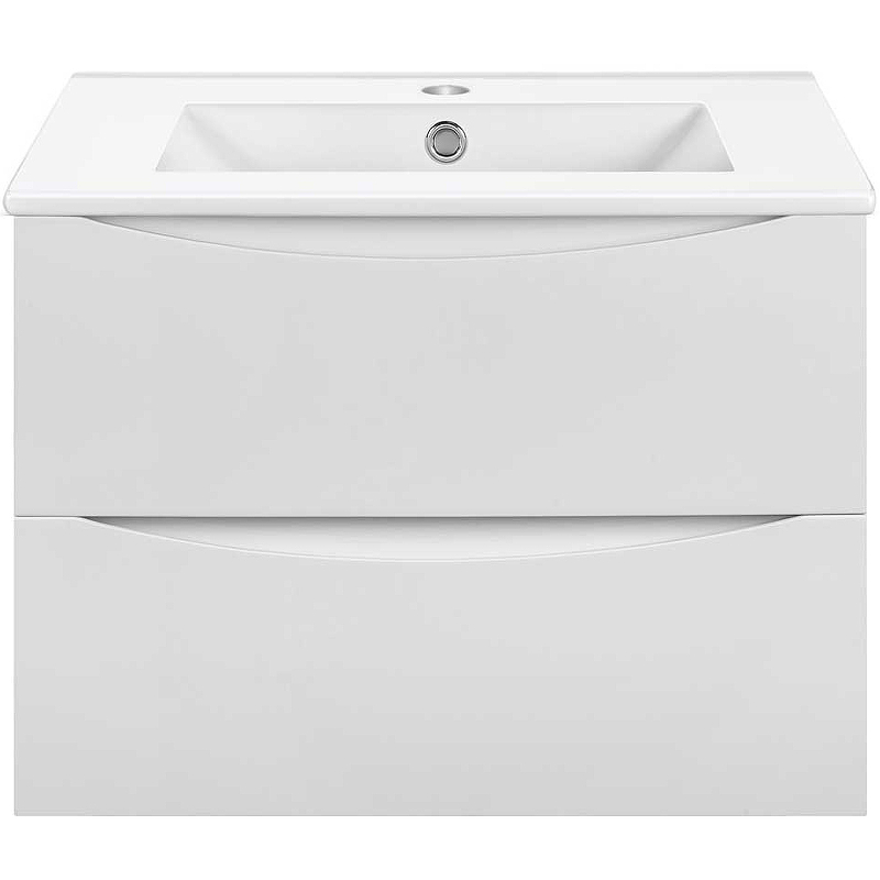 Тумба под раковину Vincea Mia Slim 70 белая VMC-2MC700S1GW - 0