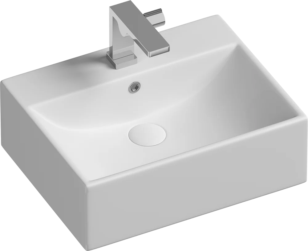 Раковина накладная Ceramica Nova Element 50х41 белая CN6040 - 0