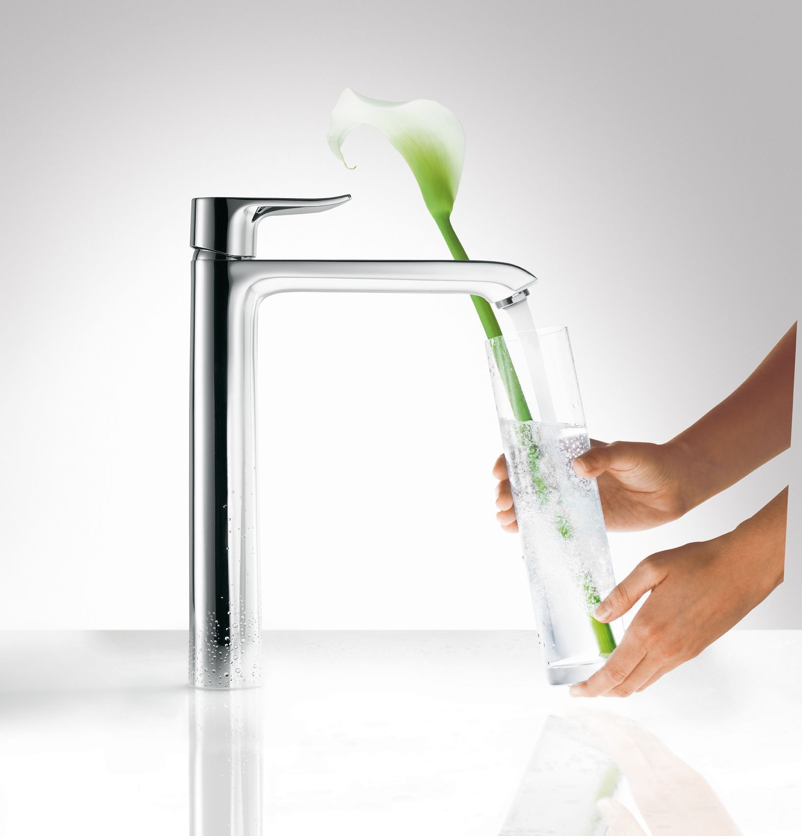 Смеситель Hansgrohe Metris 31082000 для раковины - 1