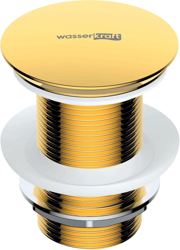 Донный клапан для раковины Wasserkraft золото A248 - 0