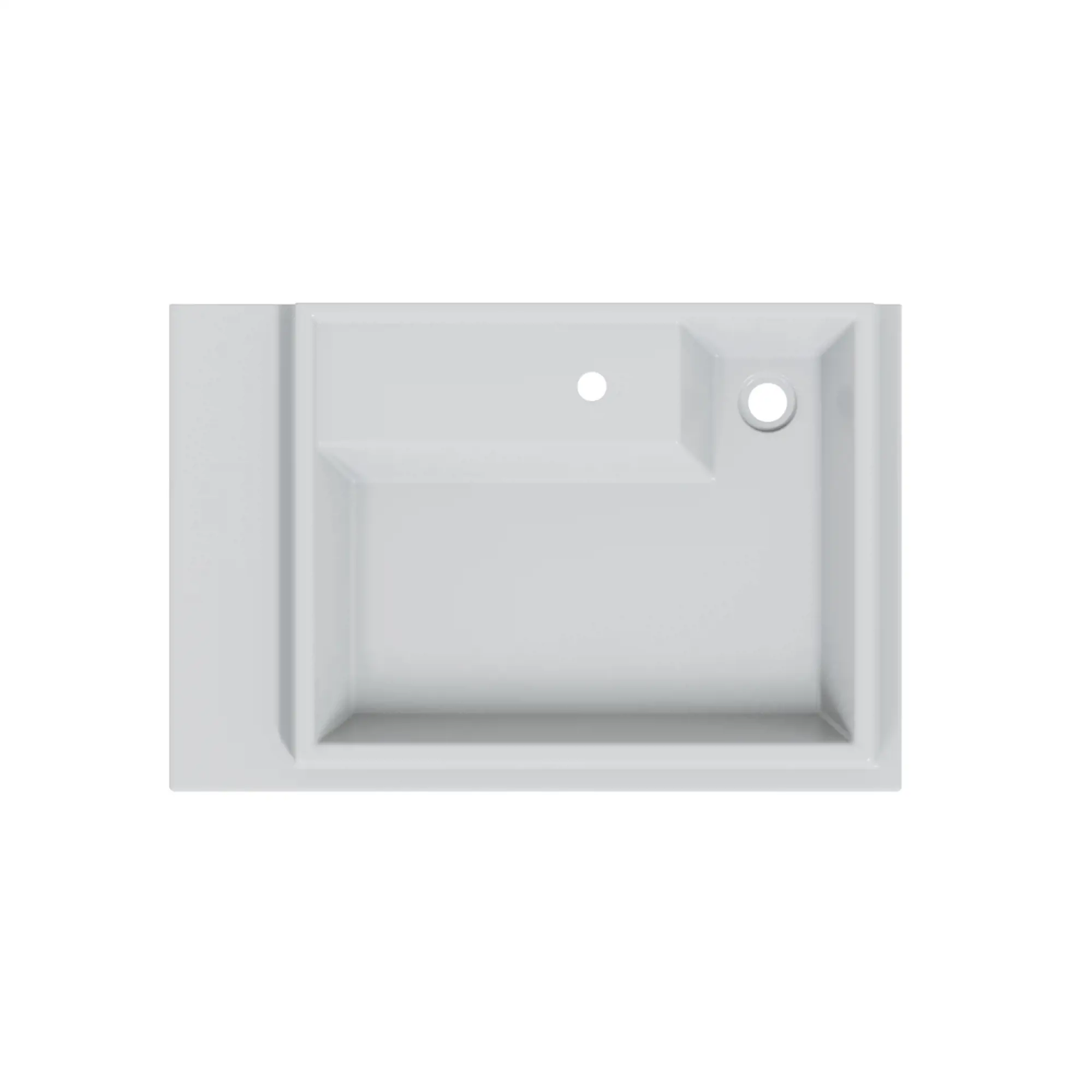 Раковина над стиральной машиной Санта Юпитер 75 R белый 900138 - 0