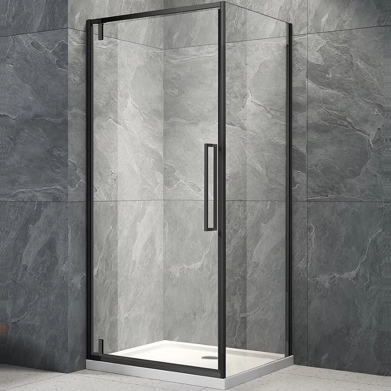 Душевой уголок Veconi Rovigo 80х70, черный  RV033B-7080-01-C7 - 0