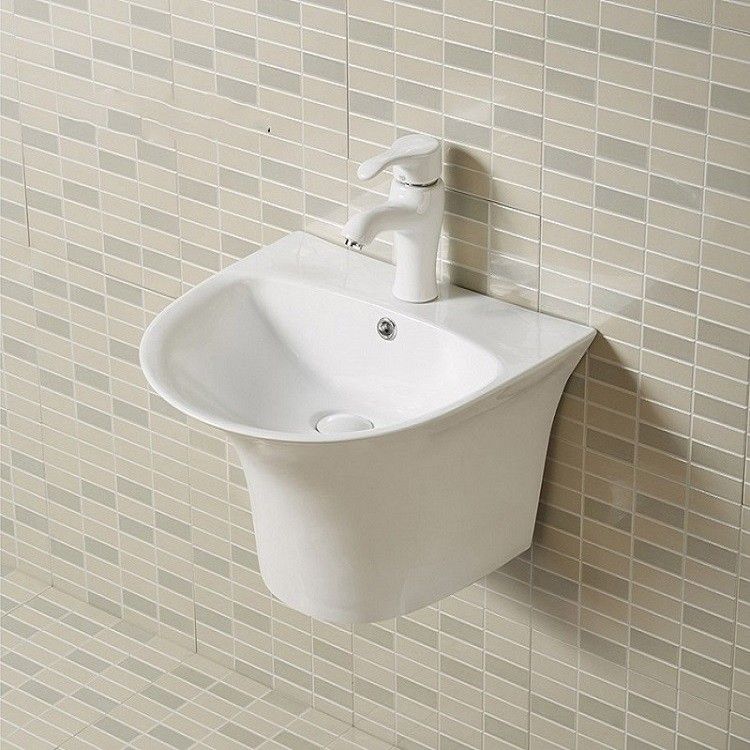 Раковина подвесная CeramaLux NB 57 см белый  NB165 - 3