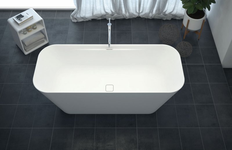 Ванна из литьевого мрамора Cezares Titan  TITAN-SQUARE-170-70-57 - 1