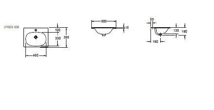 Тумба с раковиной BelBagno Etna 50 L темное дерево - 7