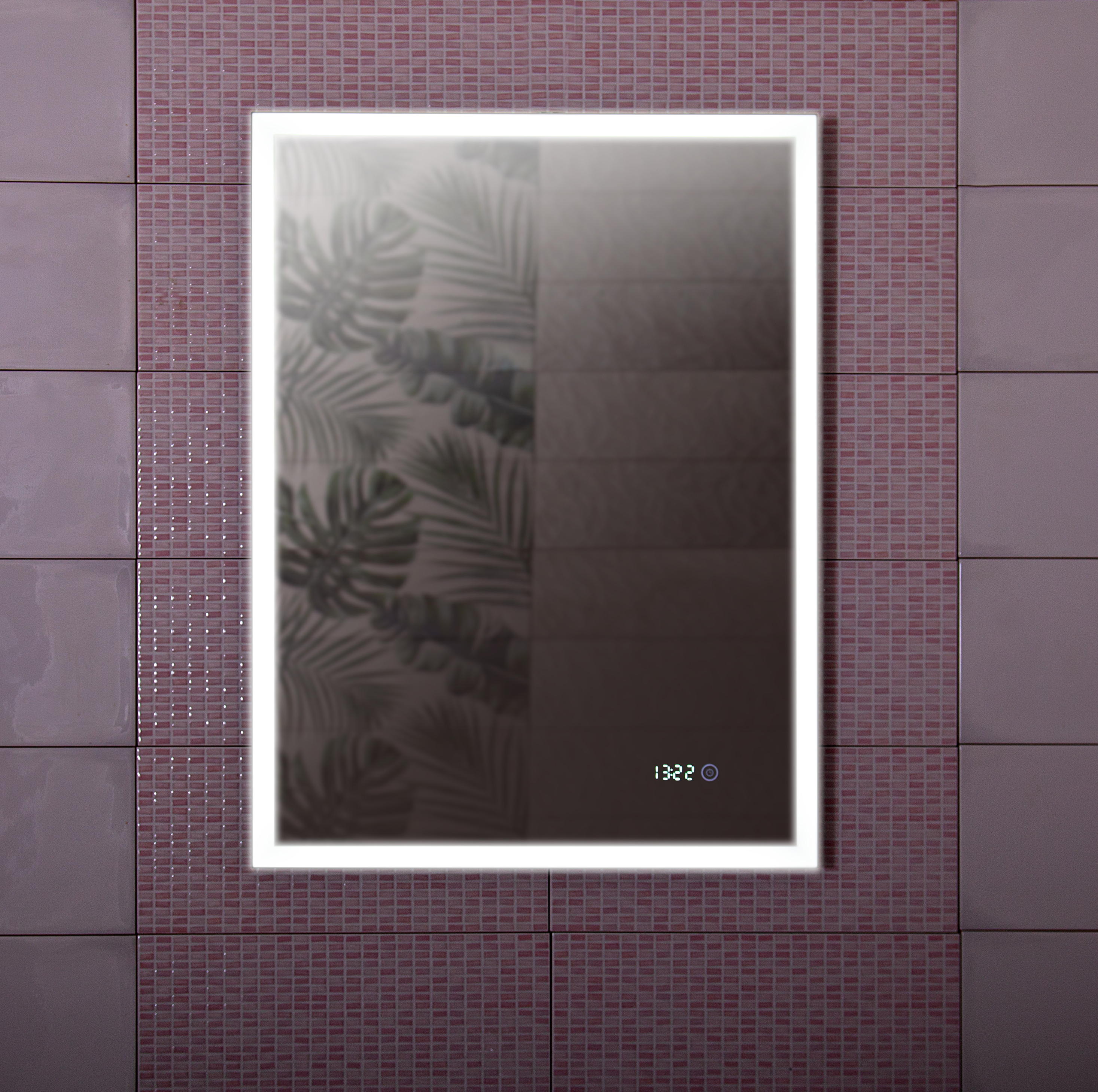 Зеркало Бриклаер Лофт 60 сенсор на зеркале, с подсветкой 4627125415722 - 2