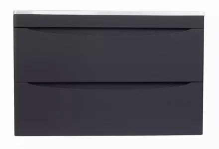 Тумба под раковину Style Line Бергамо мини 90 черная СС-00002366 - 0