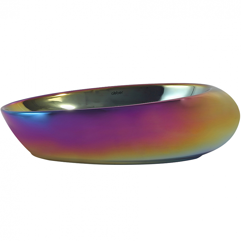 Накладная раковина Abber Bequem 49 хамелеон AC2107Regen - 1