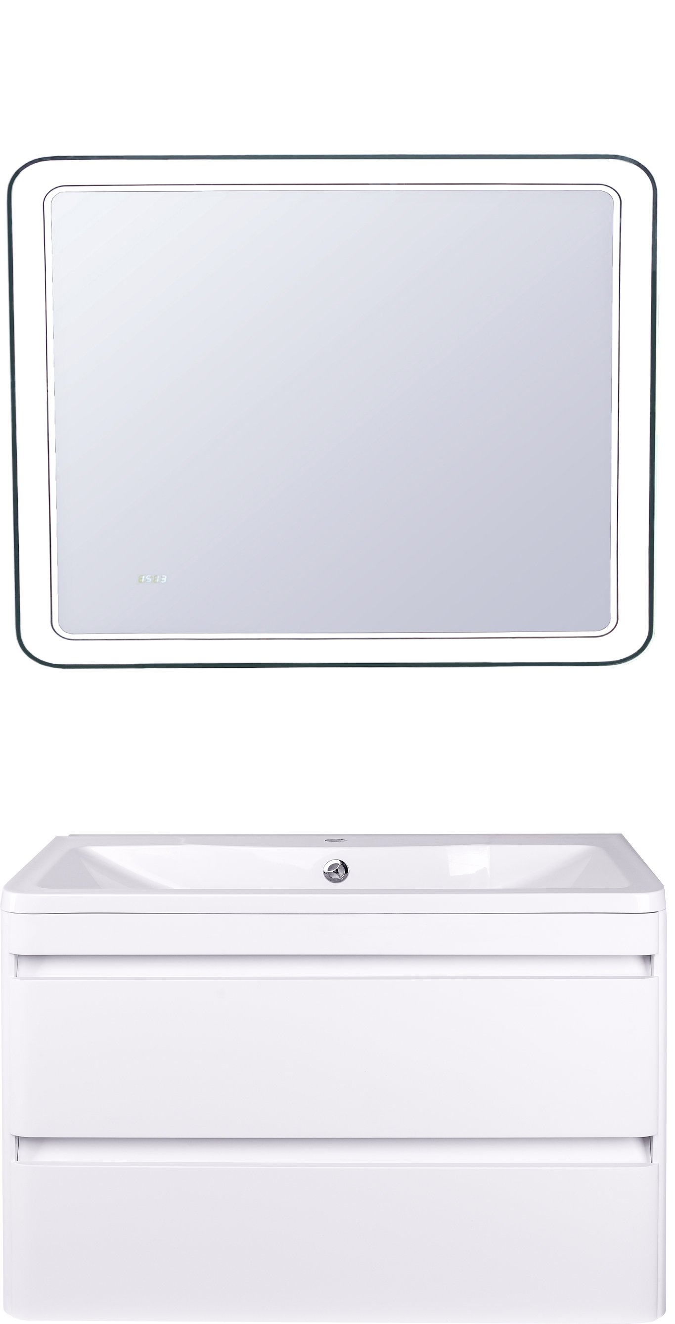 Мебель для ванной Style Line Атлантика 90 Люкс Plus, подвесная, антискрейч - 2