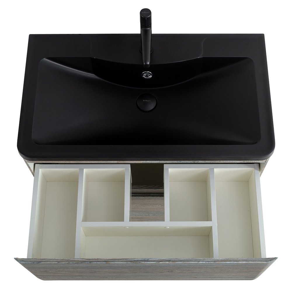 Тумба с раковиной BelBagno 100 светлое дерево - 4