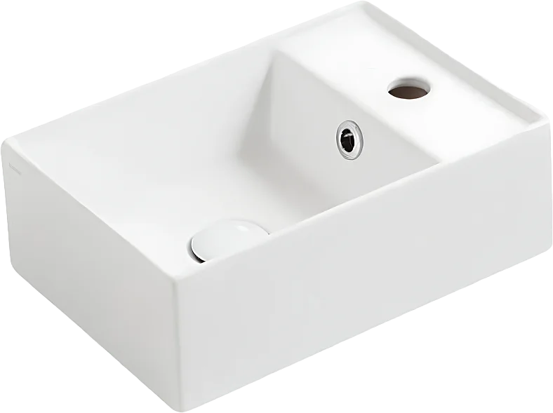 Раковина накладная Simas Agile 40 белая AG40 bi - 0