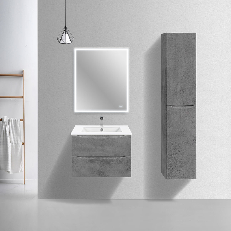 Тумба под раковину Vincea Mia Slim 70 серая VMC-2MC700S1BT - 1